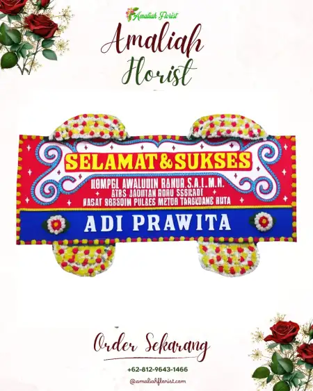 Papan Bunga Ucapan Selamat Ngepringan